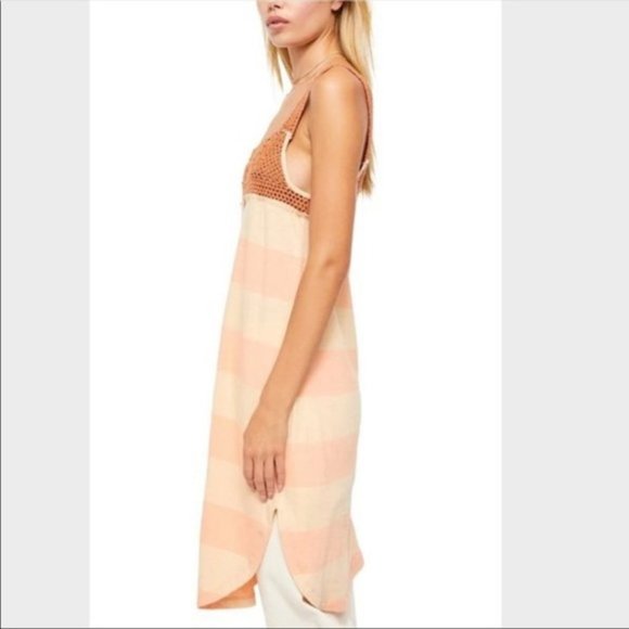 We The Free Sayulita Striped Crocheted Tunic Dress - Picture 3 of 10
